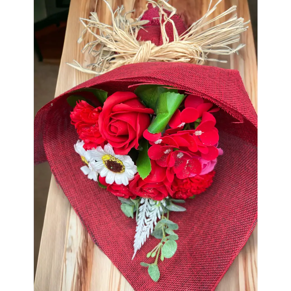 Bouquet en pétales de savon À LA FOLIE - Fleur en petales de savon