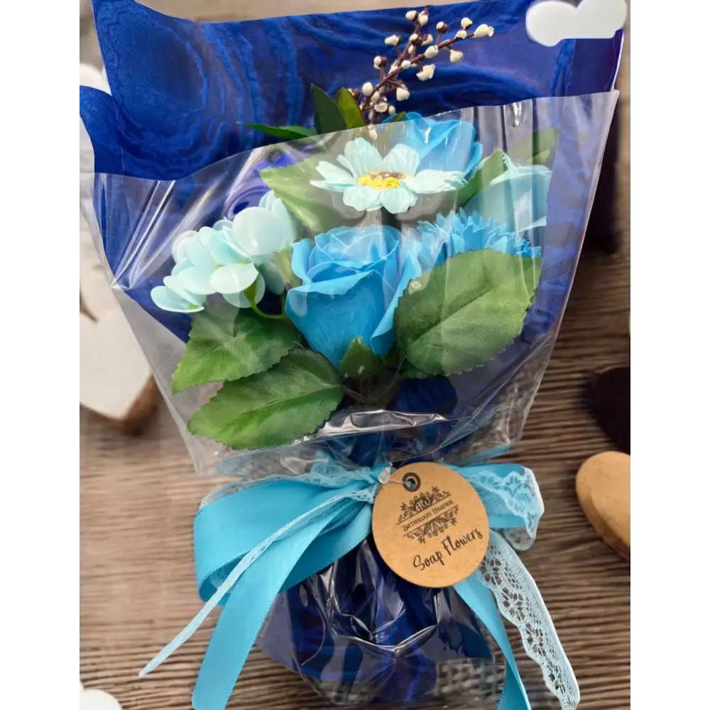 Bouquet en pétales de savon au choix - Lagon