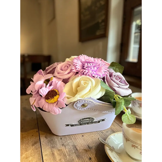 Bouquet en pétales de savon Lavande - Fleur en petales de savon