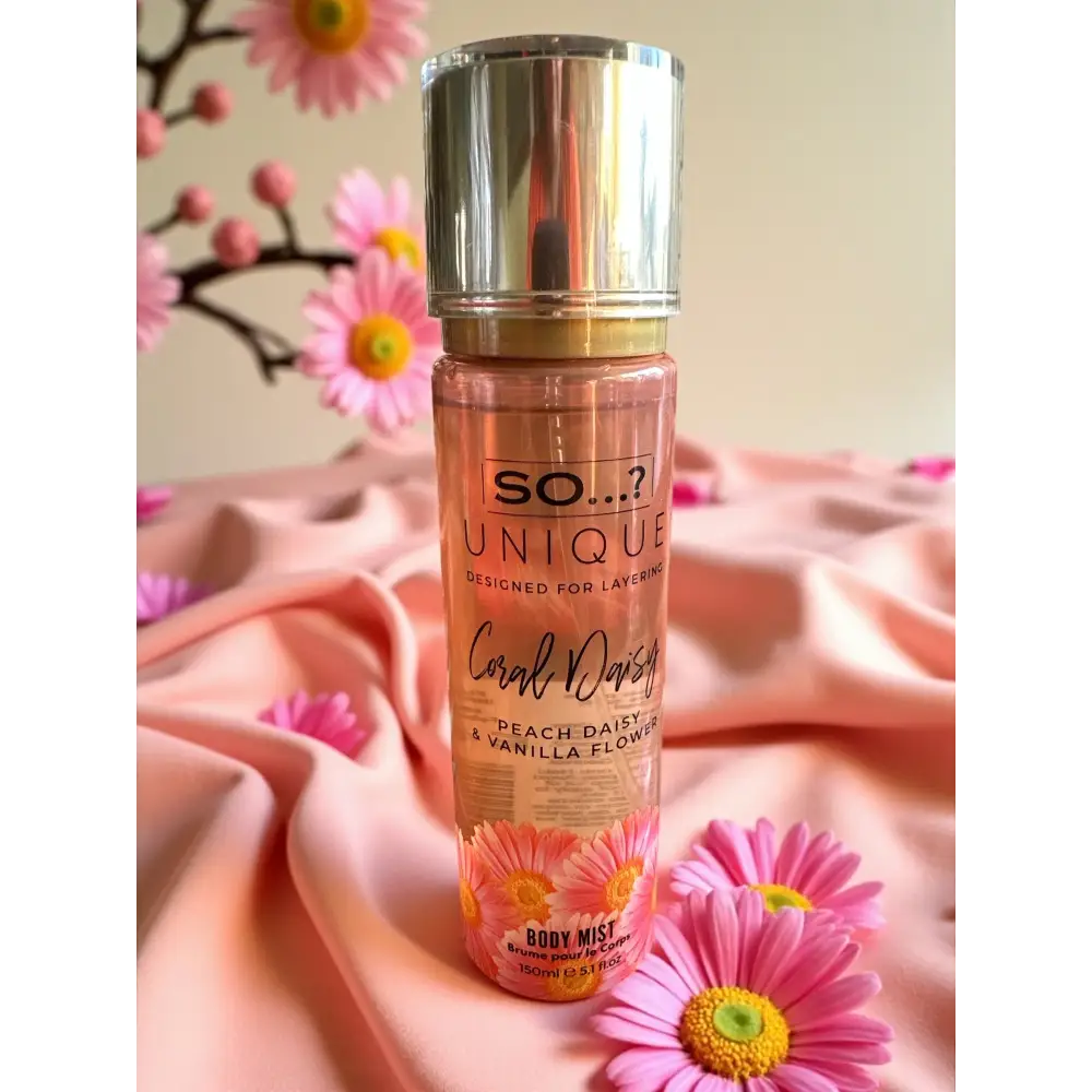 Brume Coral Daisy marguerite pêche et fleur de vanille 150 ml - Brume