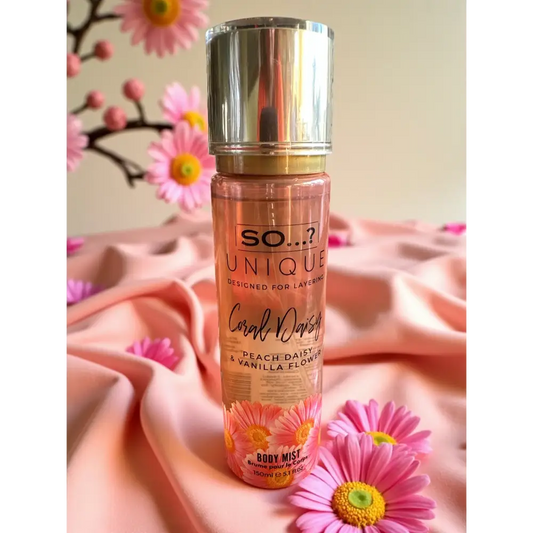 Brume Coral Daisy marguerite pêche et fleur de vanille 150 ml - Brume
