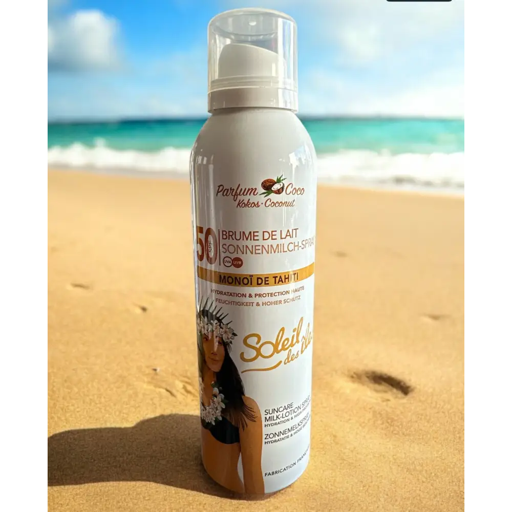 Brume de lait SPF 50 parfum coco Soleil des îles Destockage - Solaire