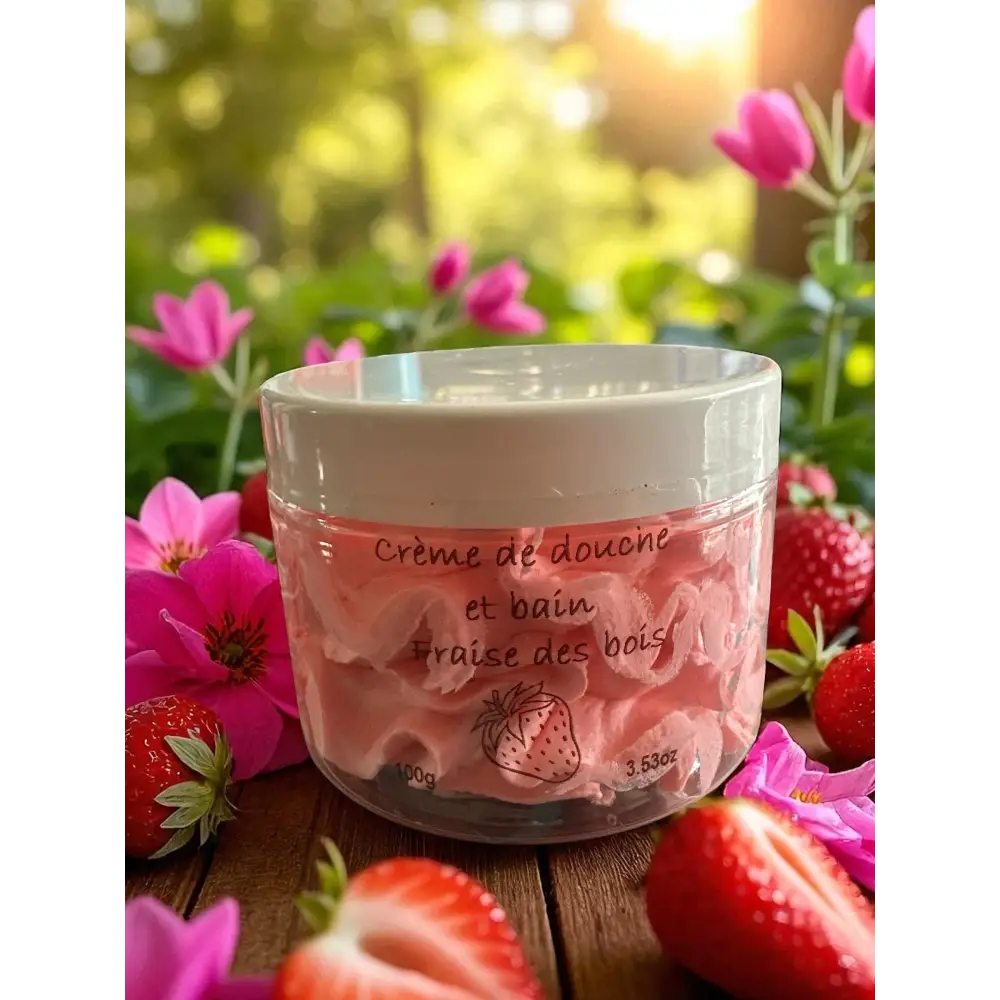 Chantilly de douche 100 g au choix Fraise des bois Chantilly de douche