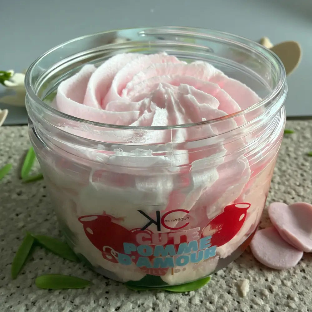 Chantilly de douche (gel douche fouetté) 100 g au choix - Cute pomme d amour - Chantilly de douche