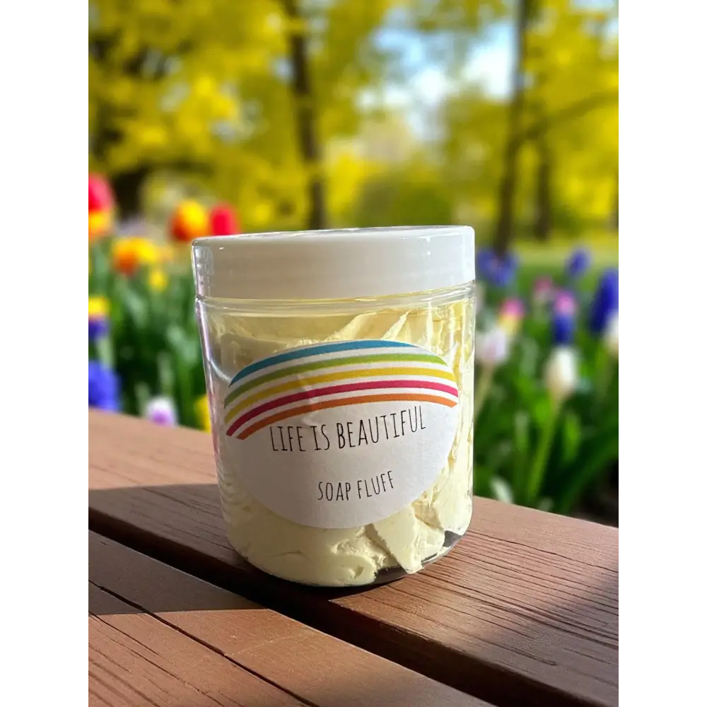 chantilly de savon douche et bain parfum au choix 180g Beautifull la vie est belle Chantilly de douche