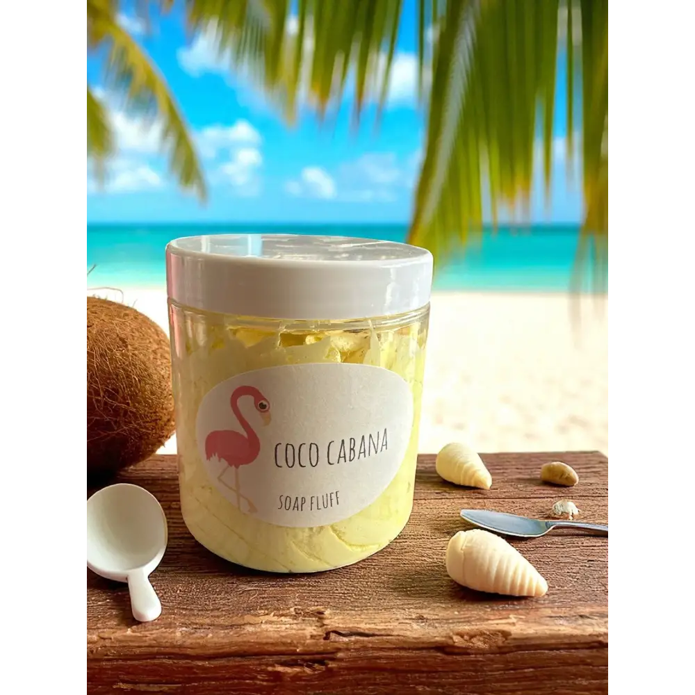 chantilly de savon douche et bain parfum au choix 180g Coco cabana Chantilly de douche