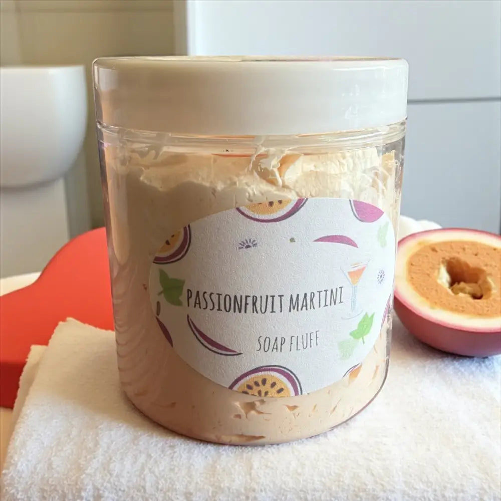 chantilly de savon douche et bain parfum au choix 180g - Fruit de la passion martini - Chantilly de douche