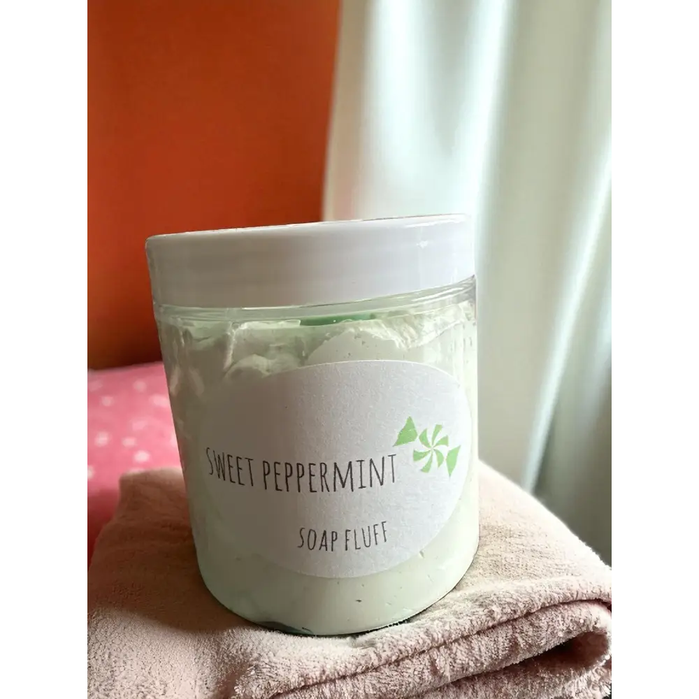 chantilly de savon douche et bain parfum au choix 180g Menthe poivrée Chantilly de douche