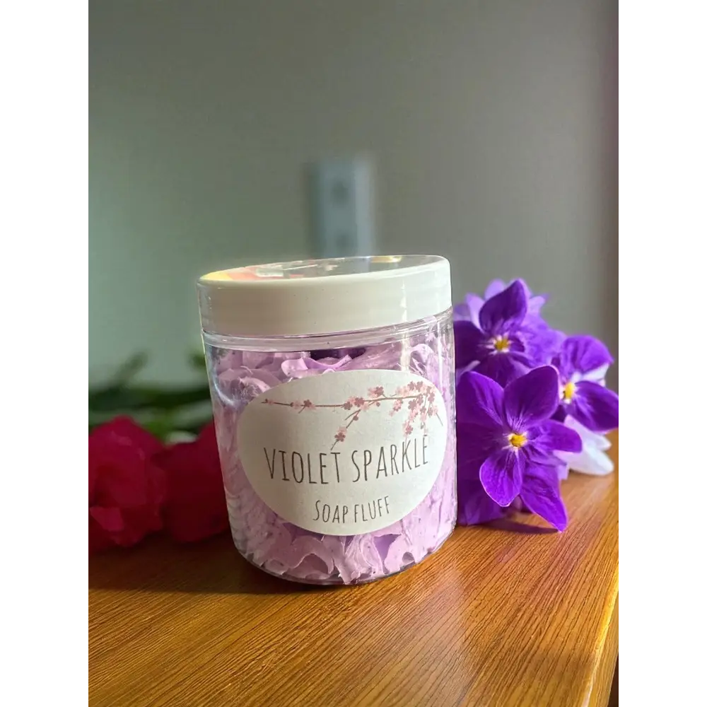 chantilly de savon douche et bain parfum au choix 180g Violette Chantilly de douche