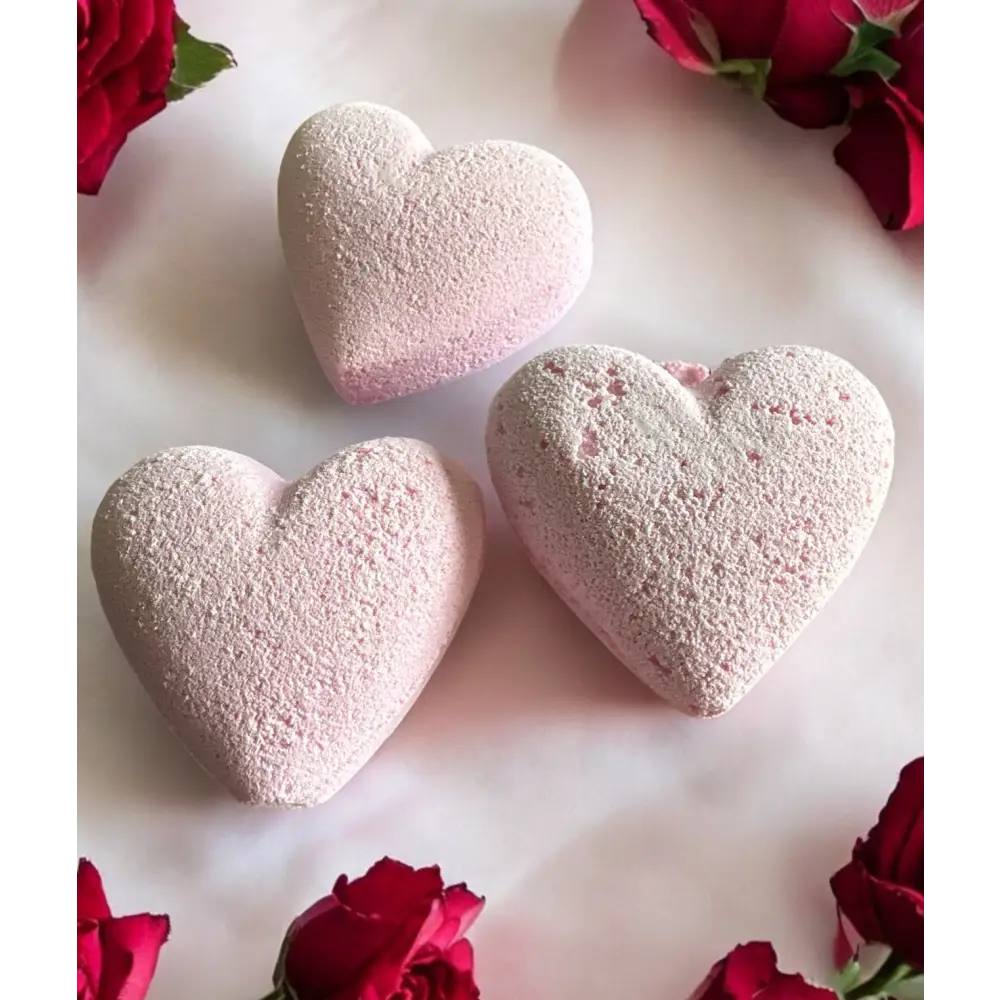 Coeur effervescent Bubbles gum ou rose ylang - Bubble gum - Bombe de bain