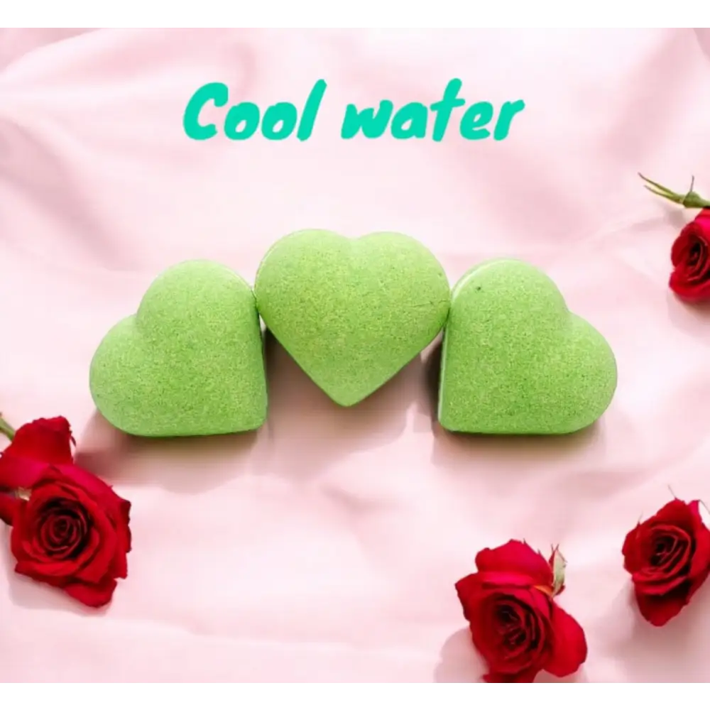 Coeur effervescent parfum au choix - Cool water - Bombe de bain