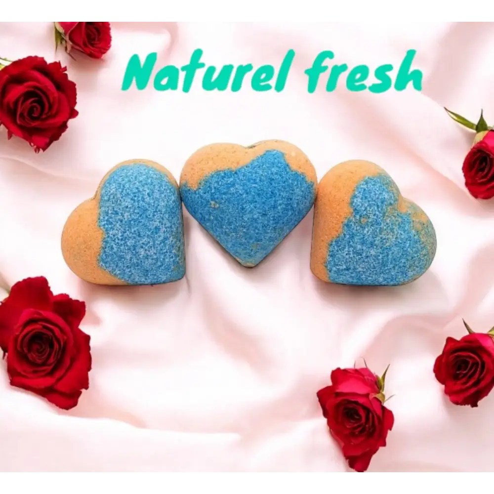 Coeur effervescent parfum au choix - Naturel fresh - Bombe de bain