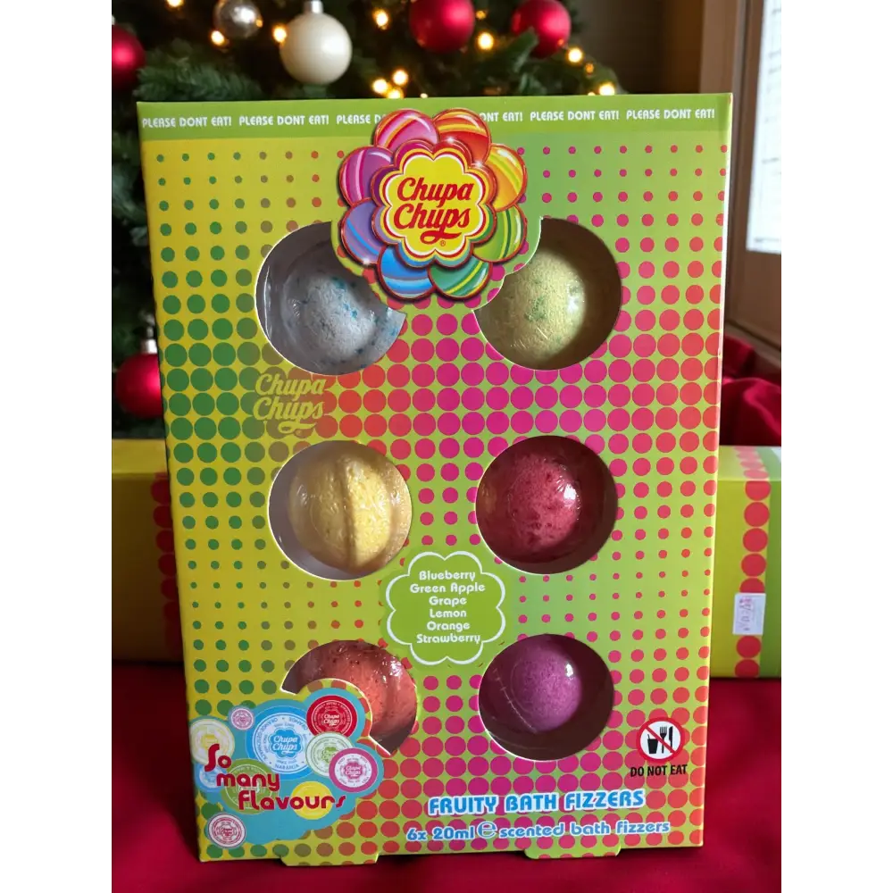 Coffret Chupa Chups Boules de bain fruitées 6 x 20 ml - Bain