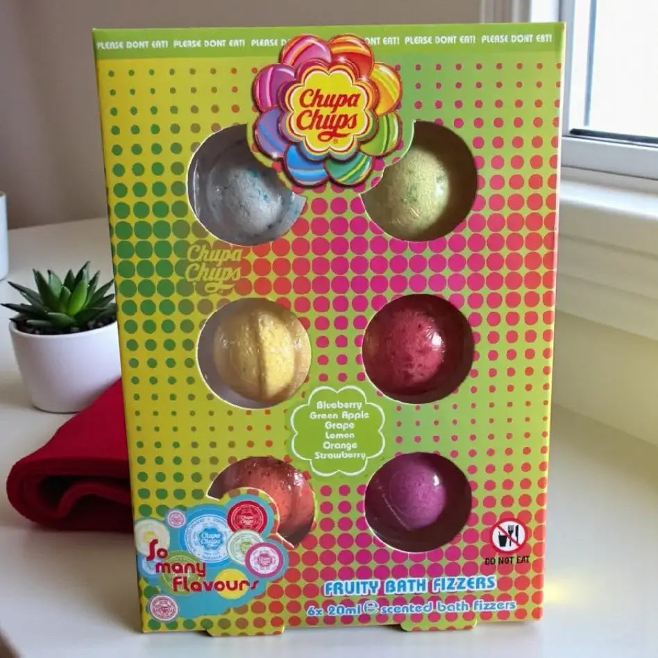 Coffret Chupa Chups Boules de bain fruitées 6 x 20 ml - Bain