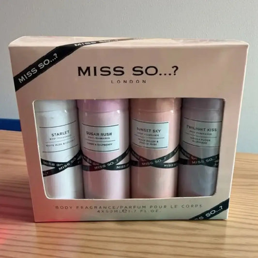 Coffret de 4 brumes Miss So 50 ml - Coffrets