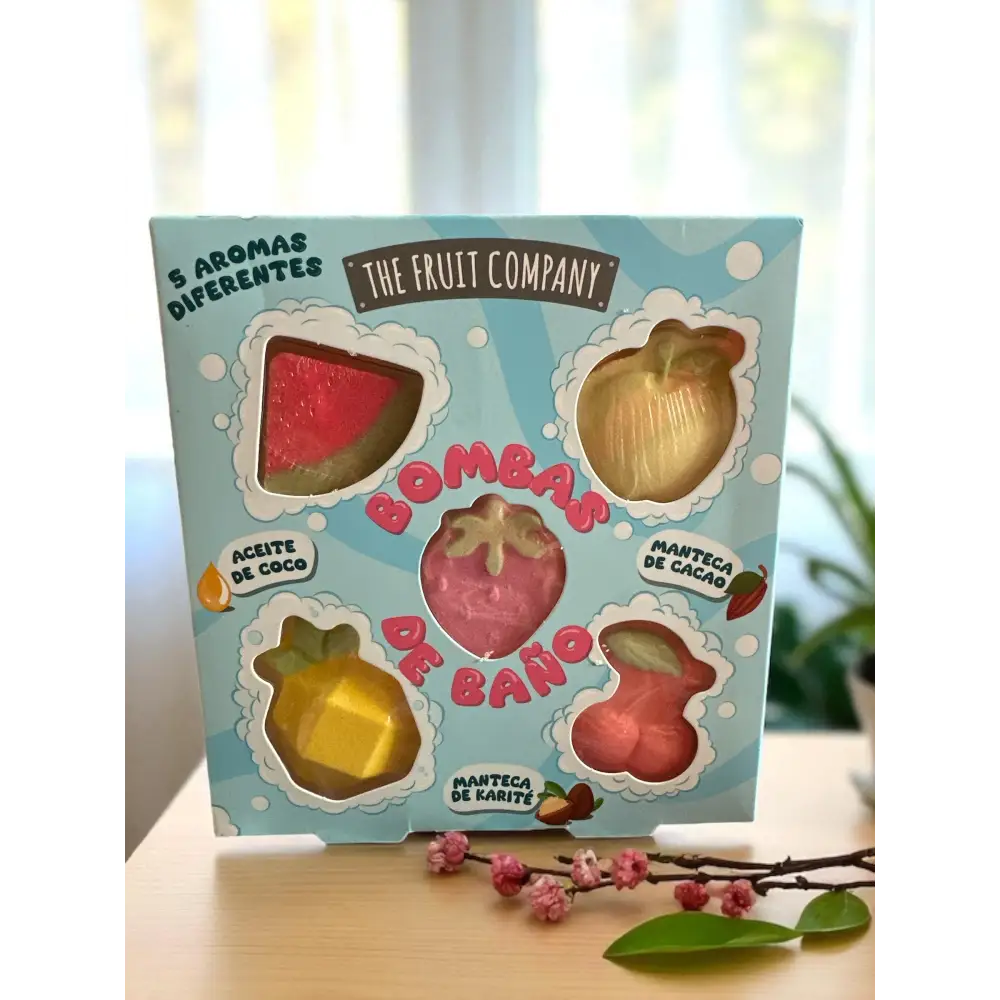 Coffret de 5 bombes de bain aux fruits - Bombe de bain