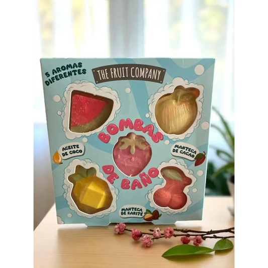 Coffret de 5 bombes de bain aux fruits - Bombe de bain