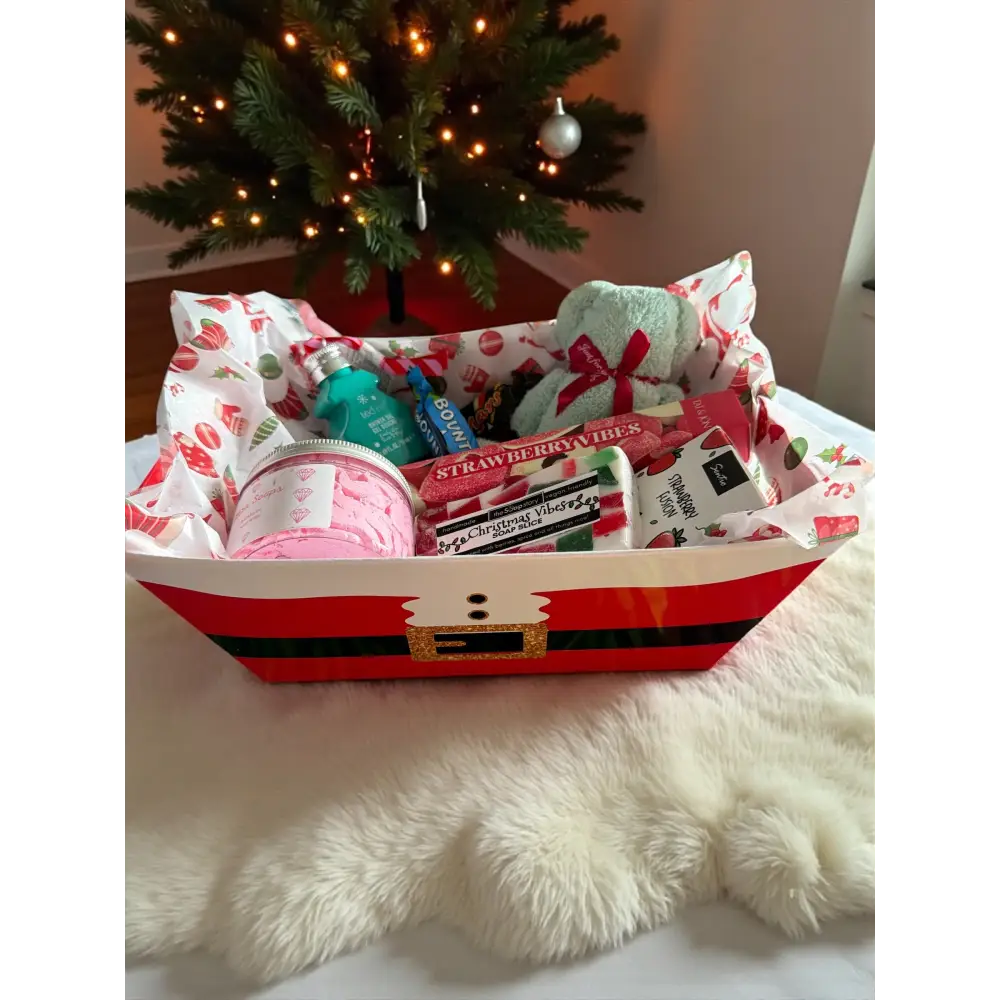 Coffret douche doudou et chocolat - Noël