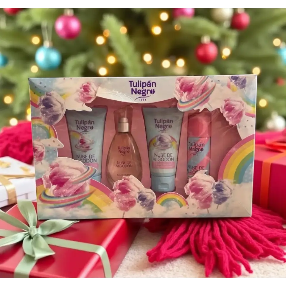 Coffret gourmand douche et bain - Barbe à papa - Coffrets