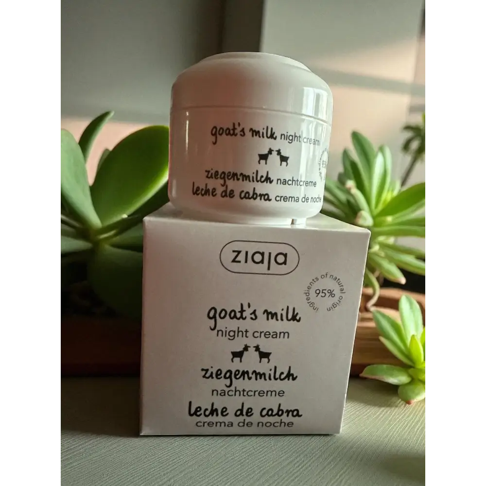 Crème de nuit anti age Ziaja au lait de chèvre 🐐 Crème visage