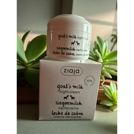 Crème de nuit anti age Ziaja au lait de chèvre 🐐 Crème visage