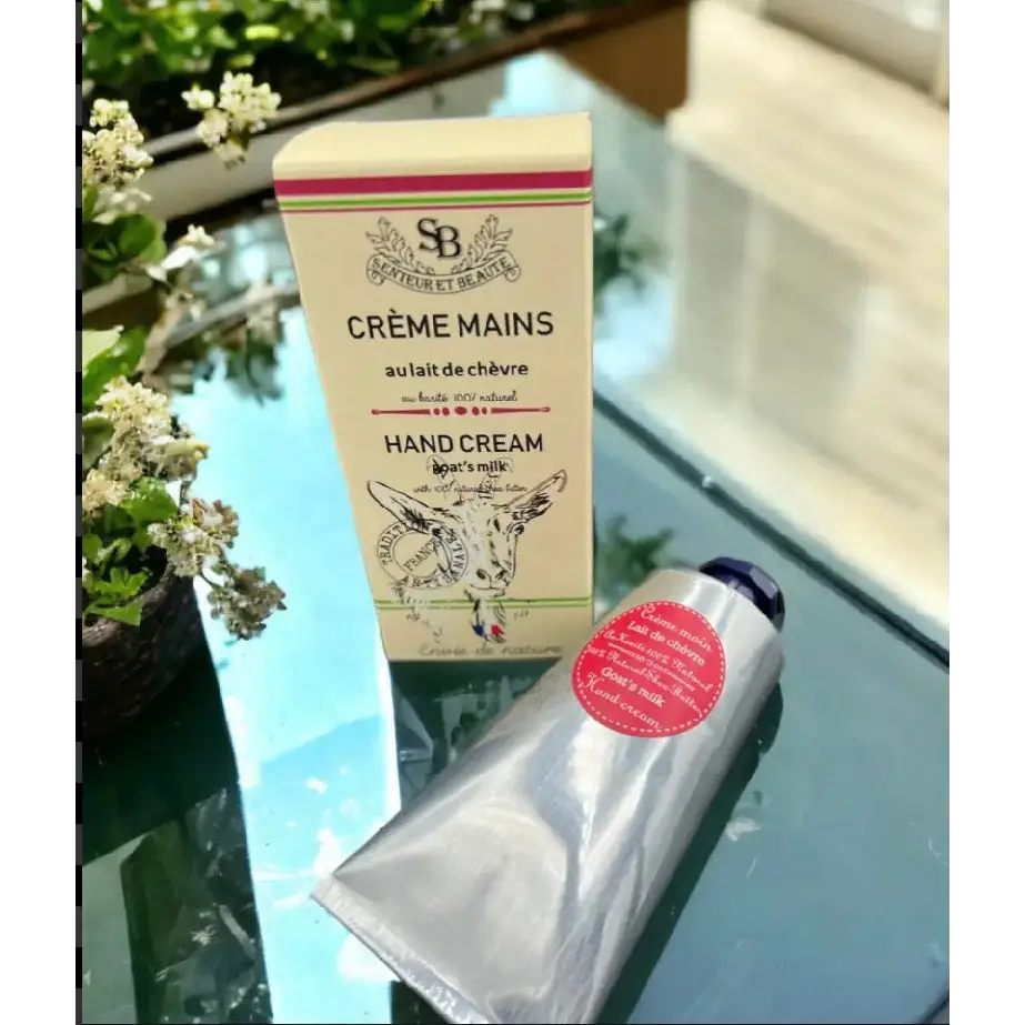 Crème pour les mains lait d ânesse chèvre ou monoï - Lait de chèvre Bio - Main