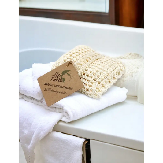 Éponge carré au sisal pour gommage - Accessoire