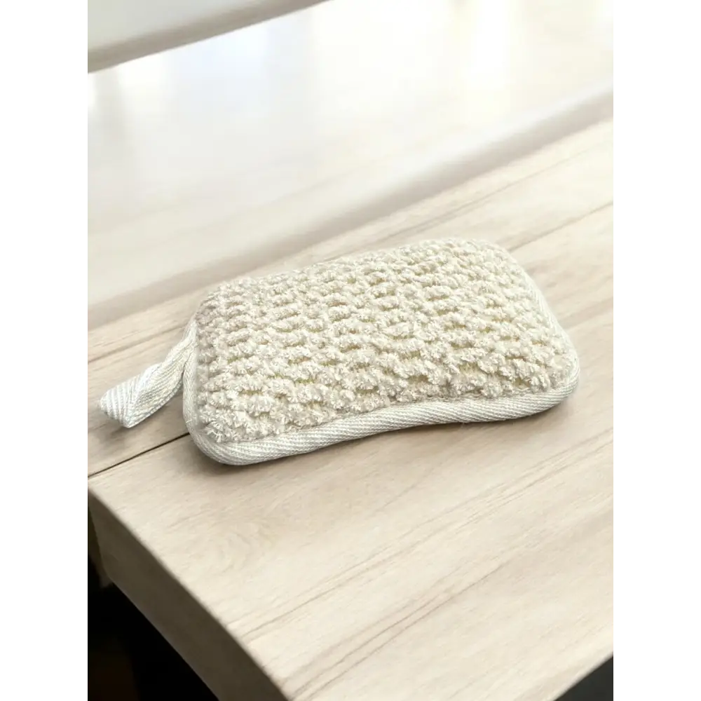 Éponge de Bain Double Face – Exfoliant & Moussant - Ondulation - Accessoire