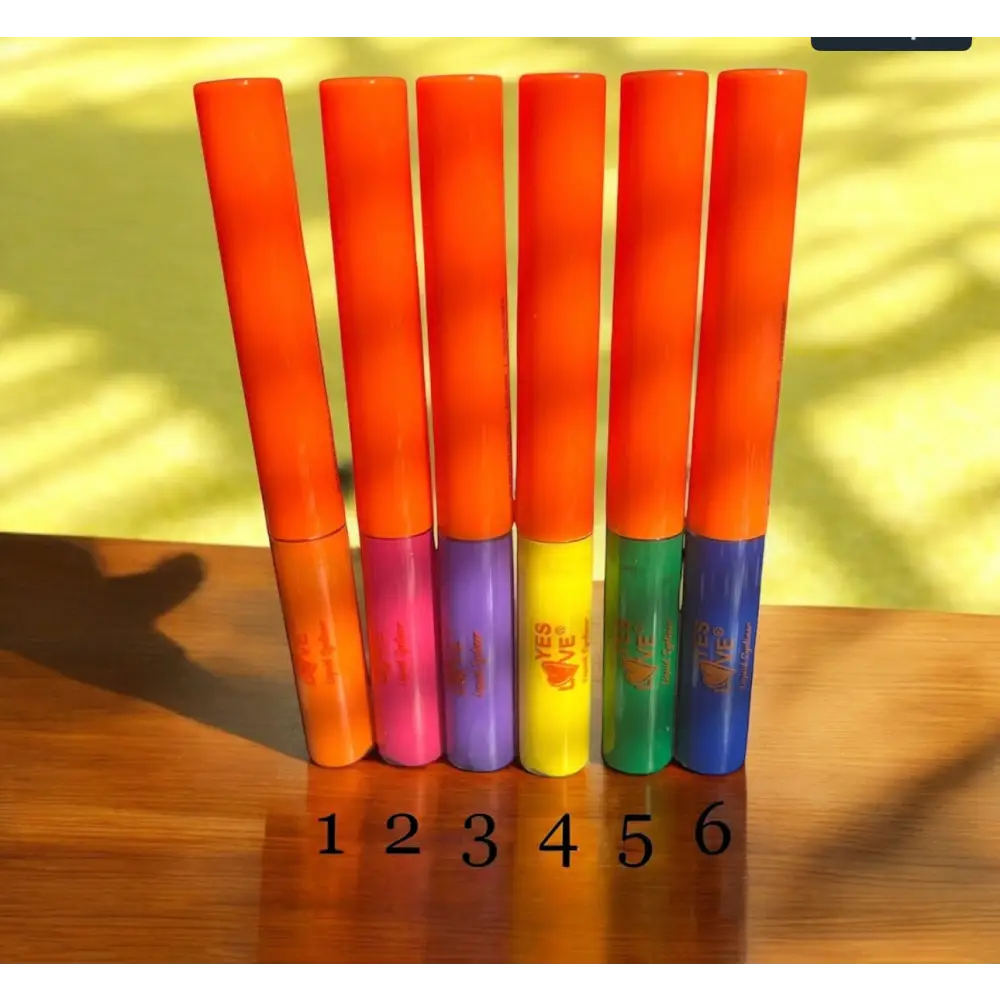 Eye liner de couleurs waterproof et longue tenue - 6 Bleu - Eye liner