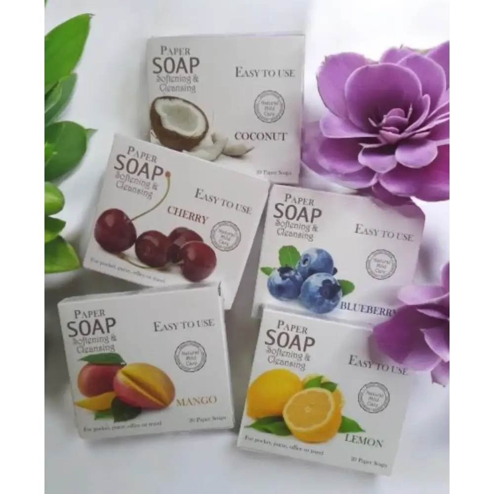 Feuilles de savon parfum au choix - Feuilles de savon