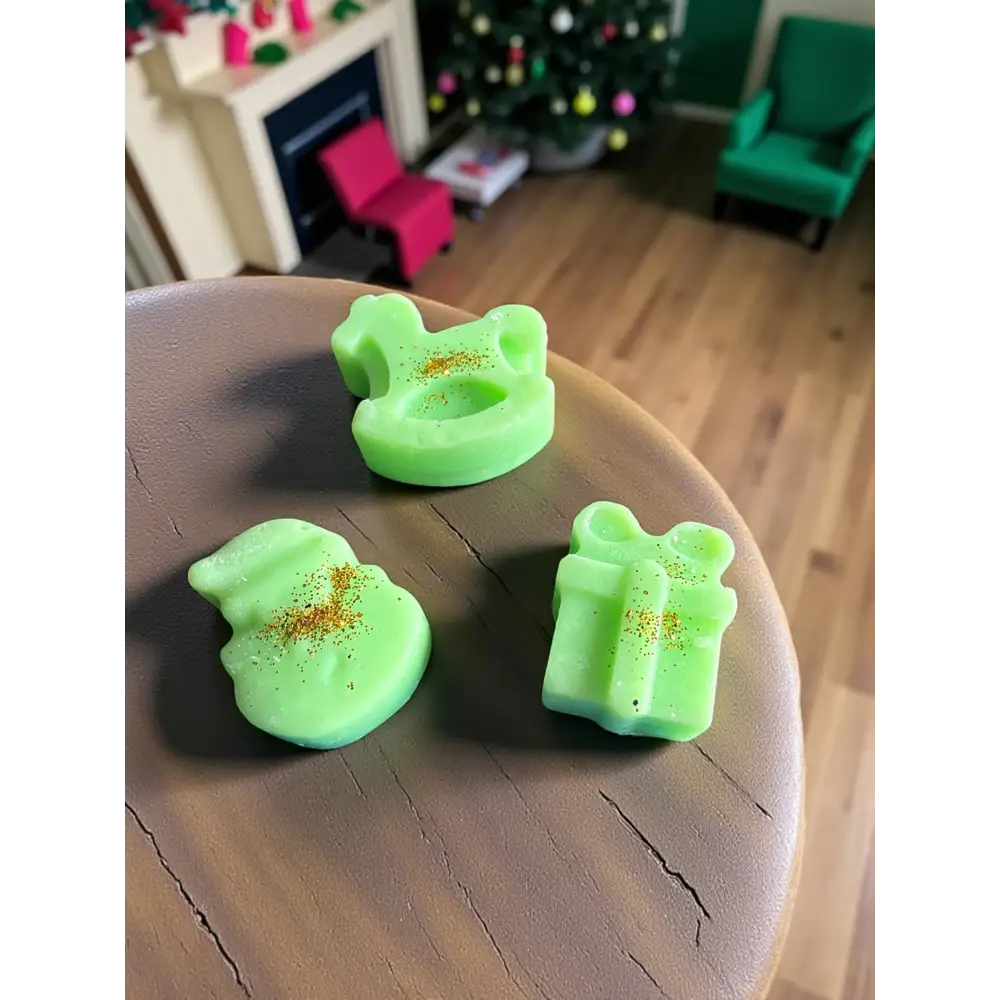 Fondant de cire de Noël - Couronne de gui - Fondant de cire