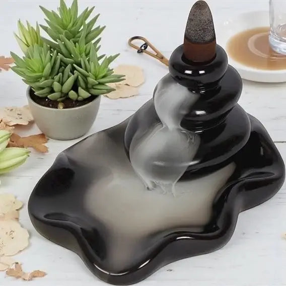 Fontaine à encens céramique Galets - Brûleur