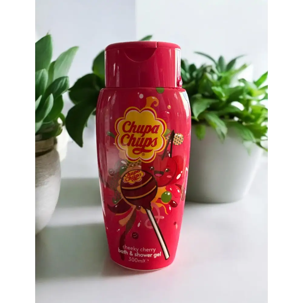 Gel douche 300 ml Chupa chups parfum fruits - Cerise - Chupa chups