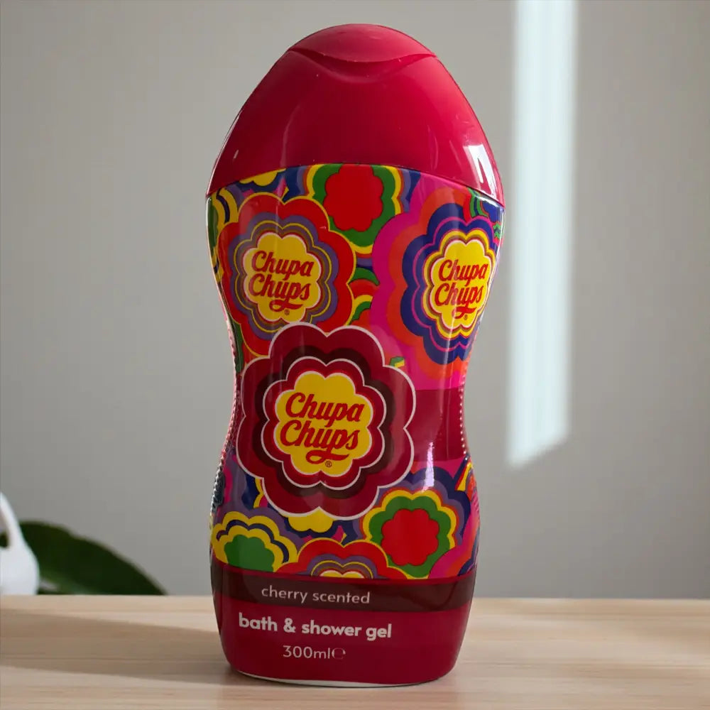 Gel douche 300 ml Chupa chups parfum fruits - Cerise intense - Chupa chups