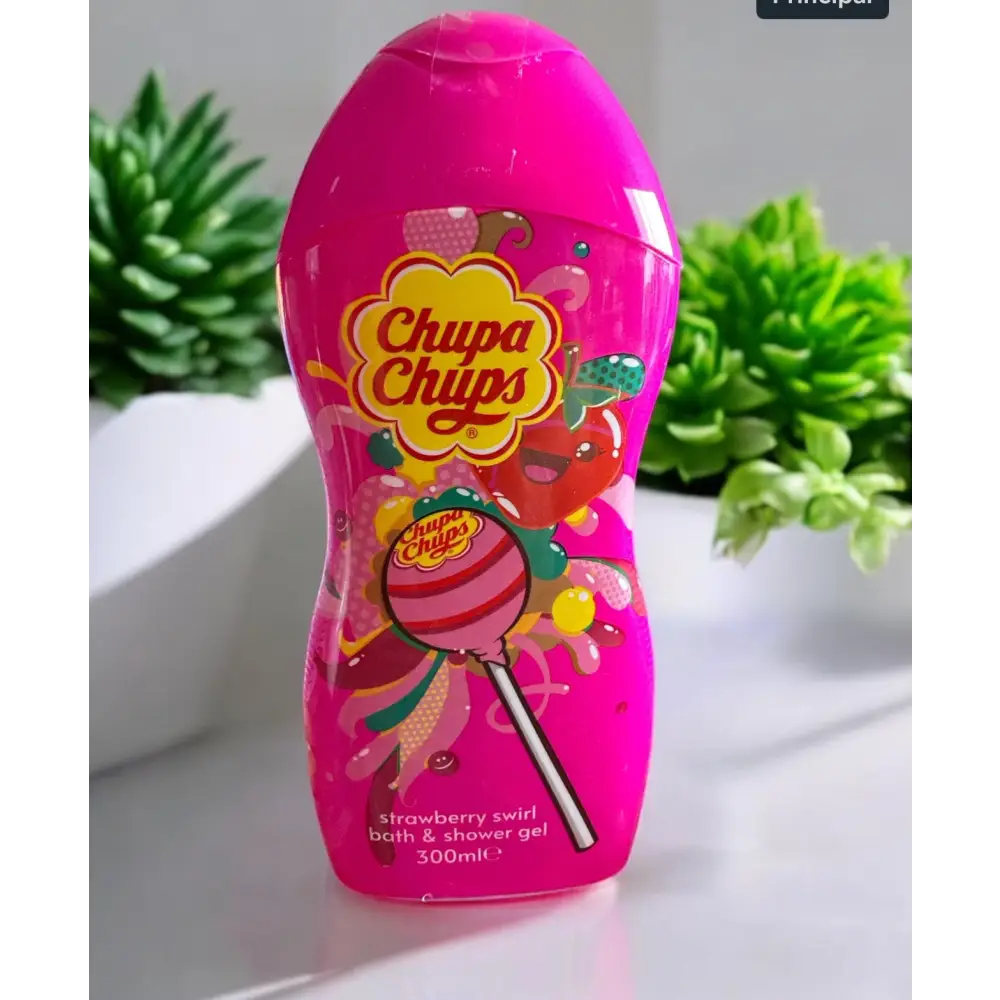 Gel douche 300 ml Chupa chups parfum fruits - Fraise - Chupa chups