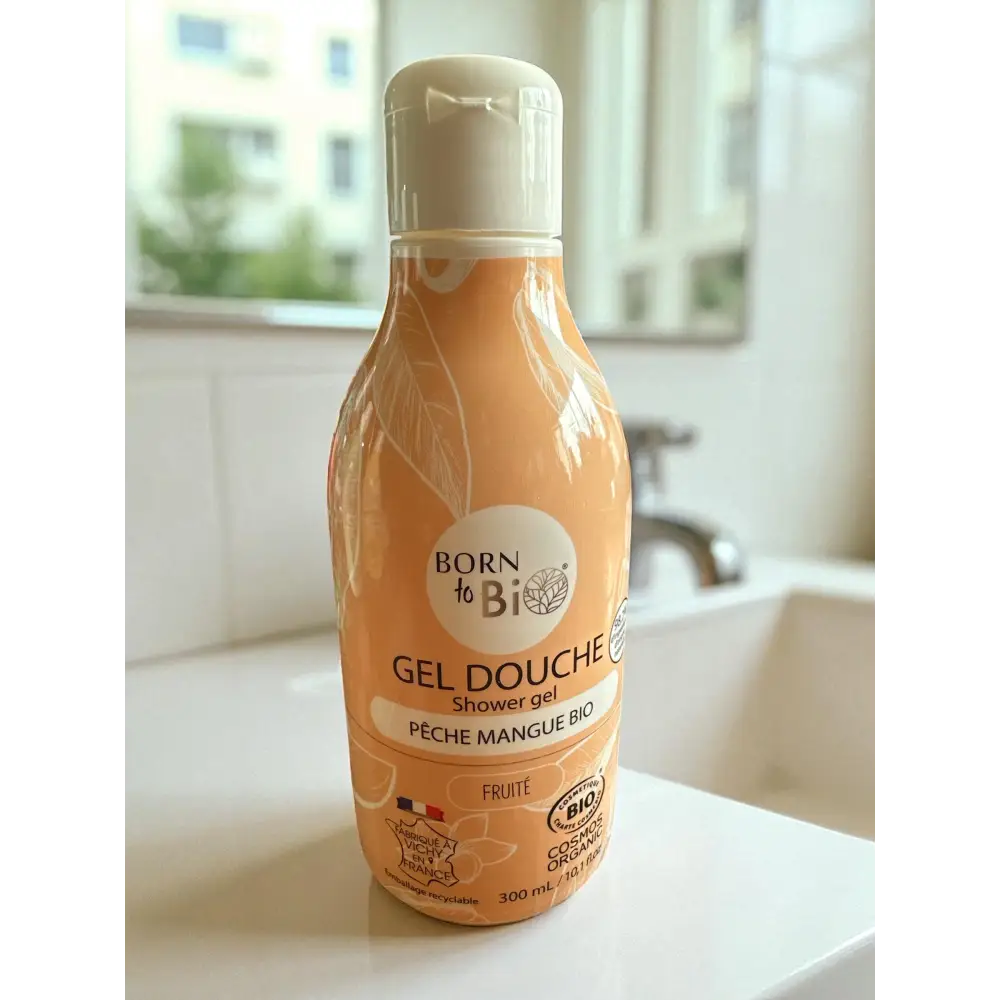Gel douche Bio Born to bio Pêche et mangue