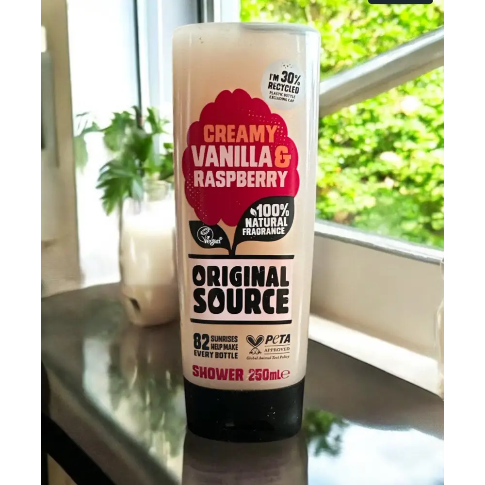 Grand gel douche au choix 0,500 ml - Crème vanille et framboise - Gel douche