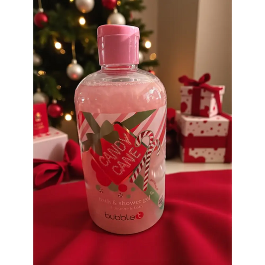 Grand gel douche de Noël 500 ml - Canne en sucre - Noël