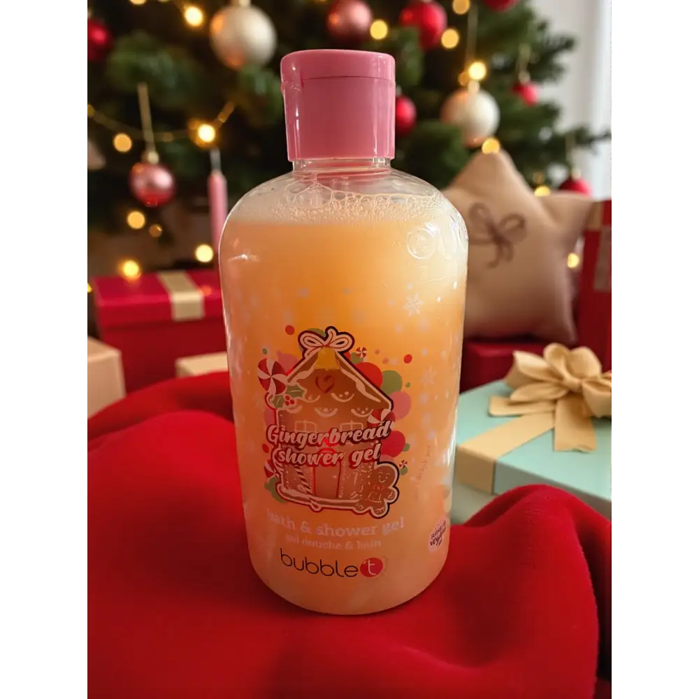Grand gel douche de Noël 500 ml - Pain d épice chaud - Noël