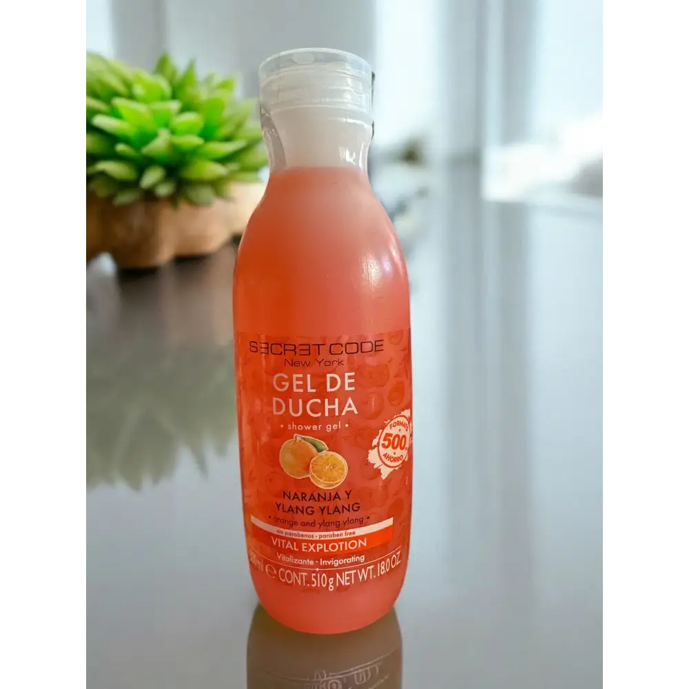 Grand gel douche fruité 510 g au choix - Orange et ylang - Gel douche
