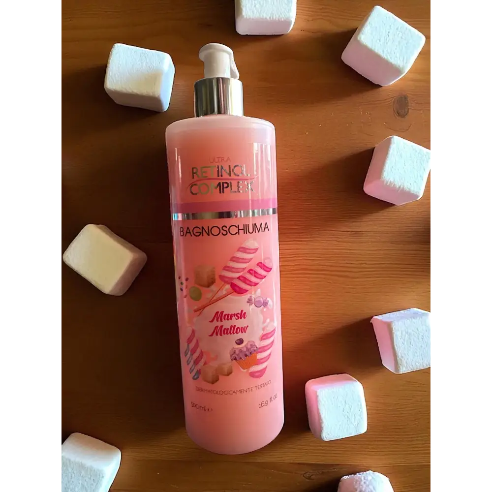 Grand gel douche gourmand 500 ml Marshmallow Gel douche