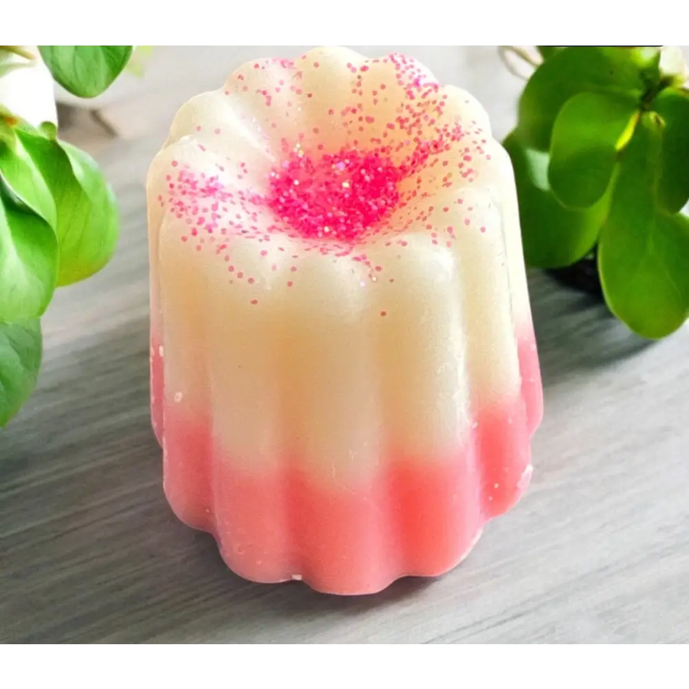 Gros fondant cannelé de cire au choix - Vanille fraise - Fondant de cire