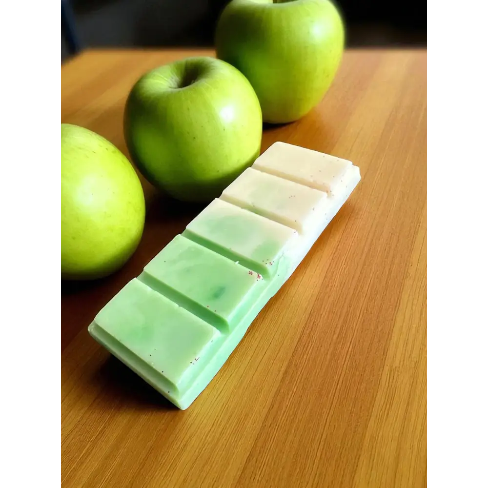 Gros fondant de cire à casser de 50 g environs parfum au choix Pomme verte Fondant de cire