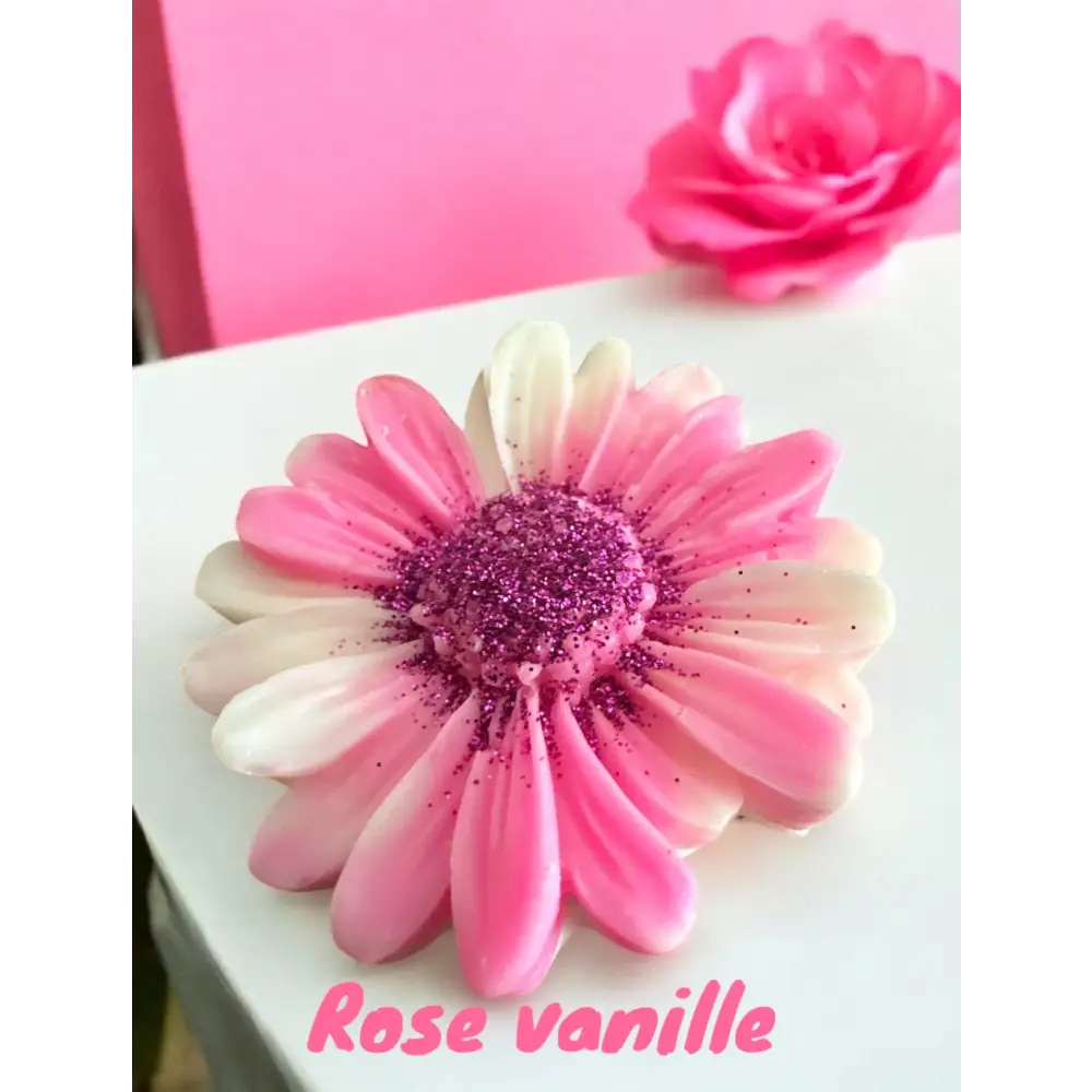Gros fondant de cire Fleur 🌸 - Rose vanille - Fondants de cire