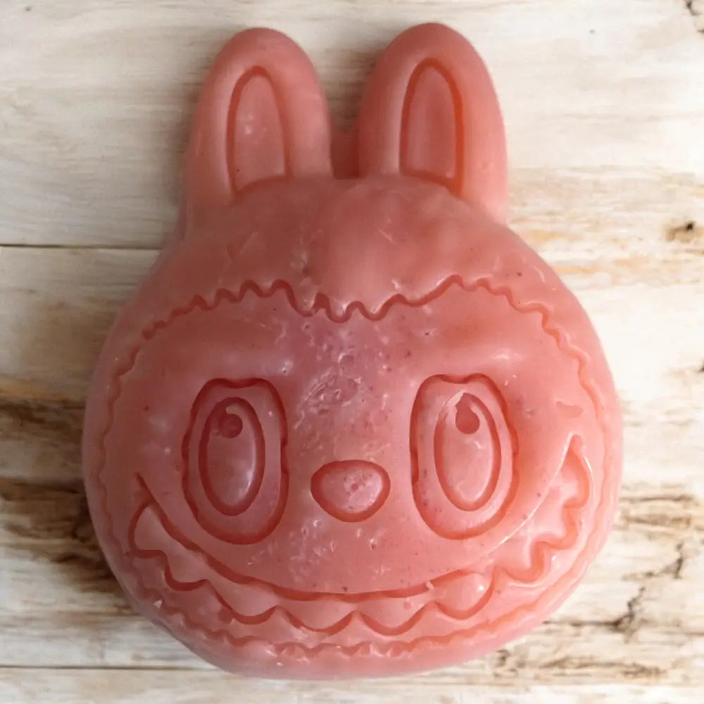 Gros fondant de cire Labubu - Crème glacée cerise - Fondant de cire
