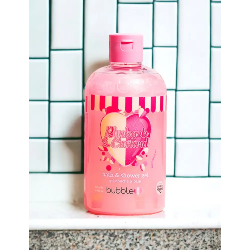 Gros gel douche et bain moussant parfum au choix - Rhubarbe et crème anglaise - Gel douche