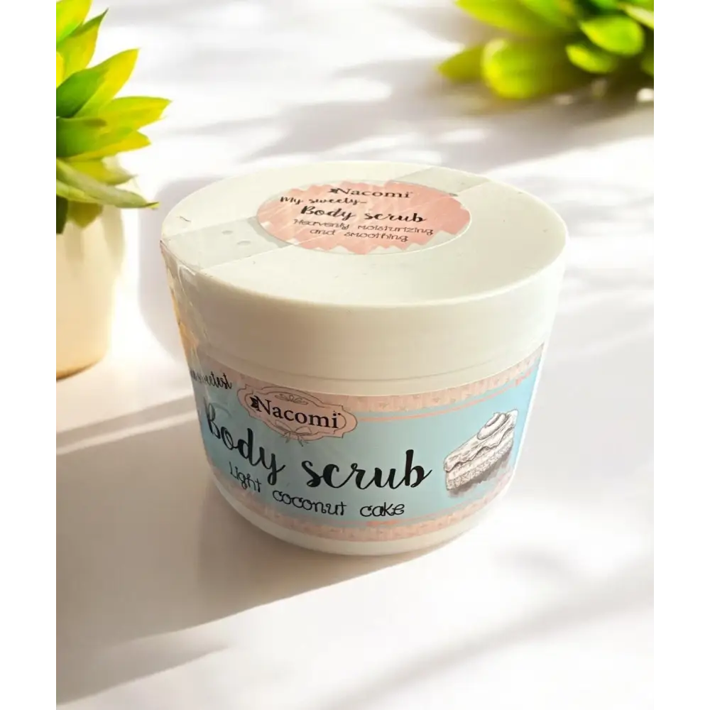 Gros pot de gommage au choix Nacomi - Gâteau noix de coco - Gommage corps