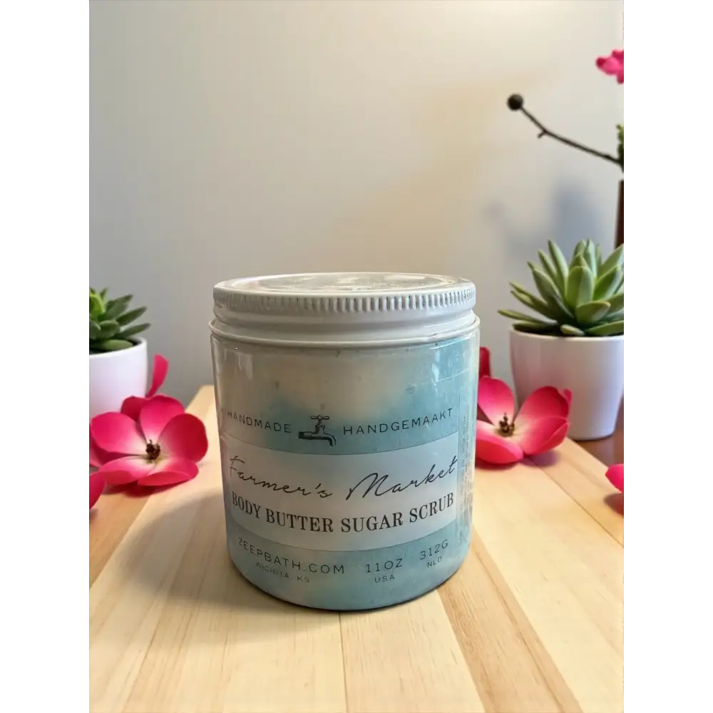 Gros pot de gommage au sucre - Farmer’s market baie et pomme
