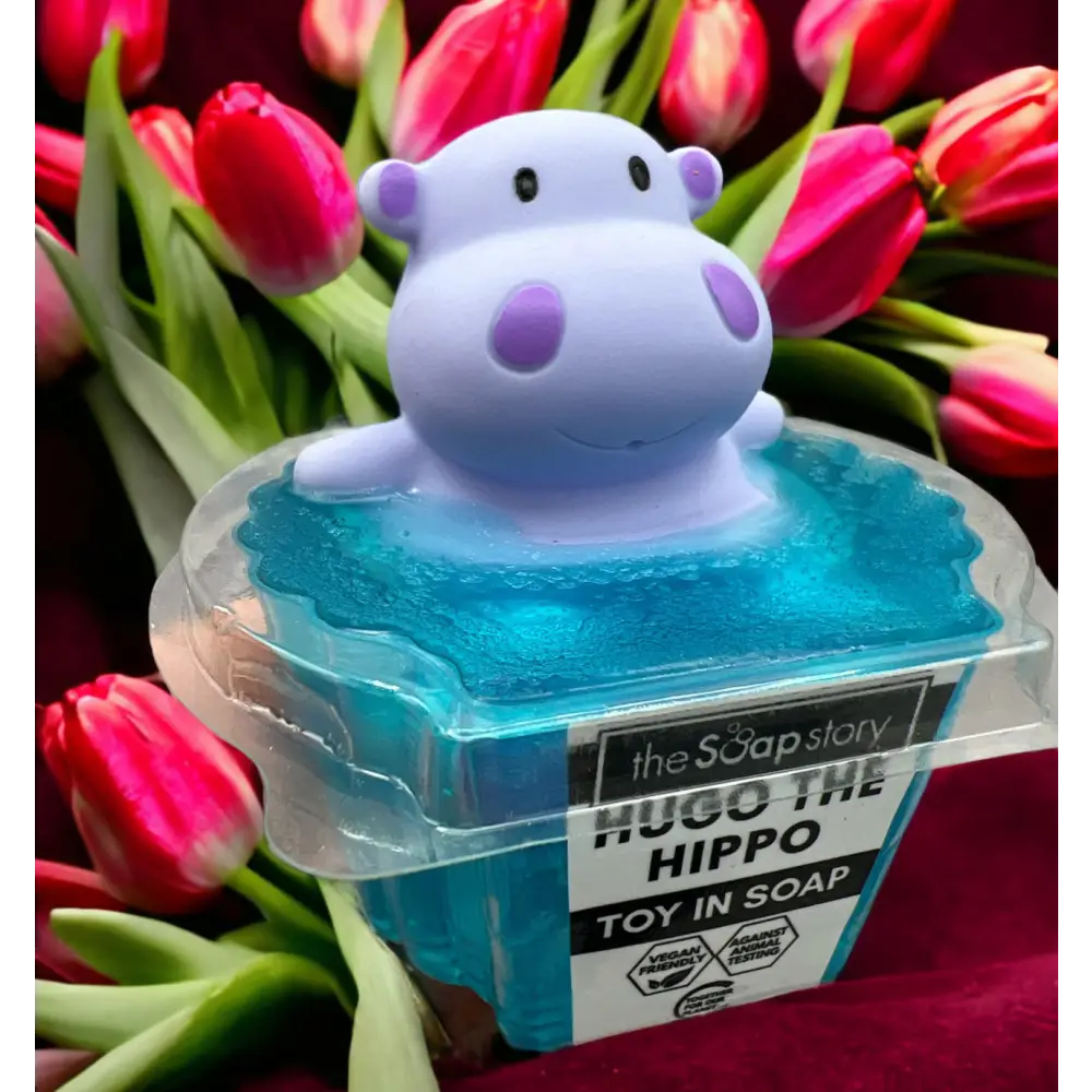 Gros savon jouet parfum au choix - Hugo le hippo - Savon jouet