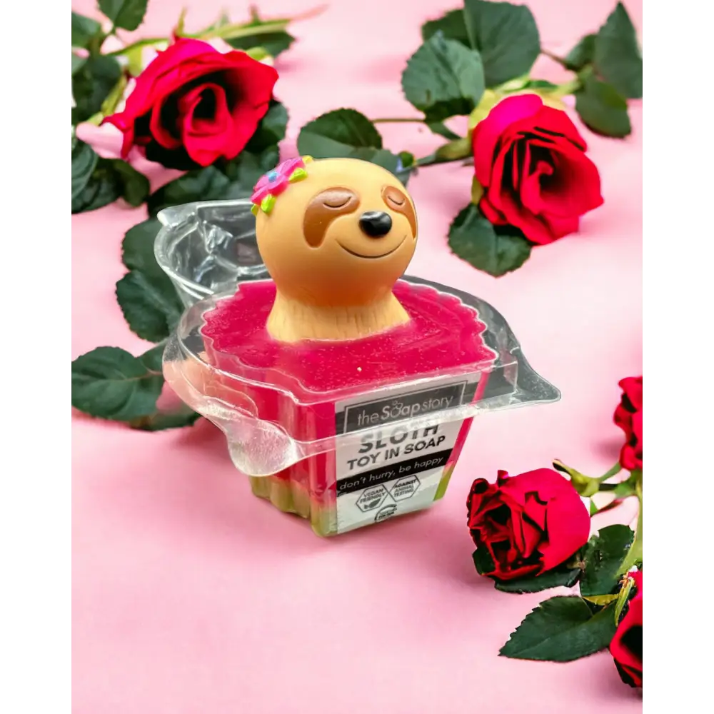 Gros savon jouet parfum au choix - Paresseux pastèque - Savon jouet